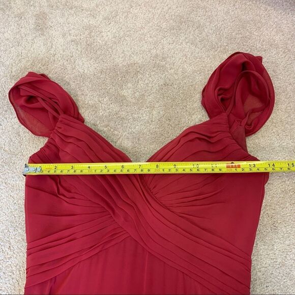 Bari Jay Red bridesmaid prom gown formal dress Sz 6🔥 - Picture 11 of 13